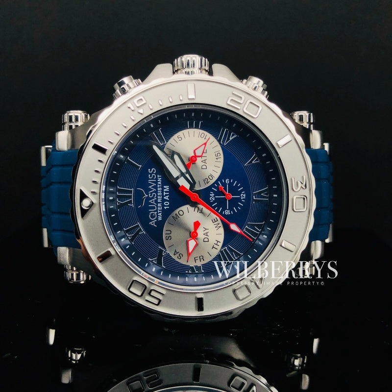 Men's Bolt 5H Blue Edition Chronograph Watch