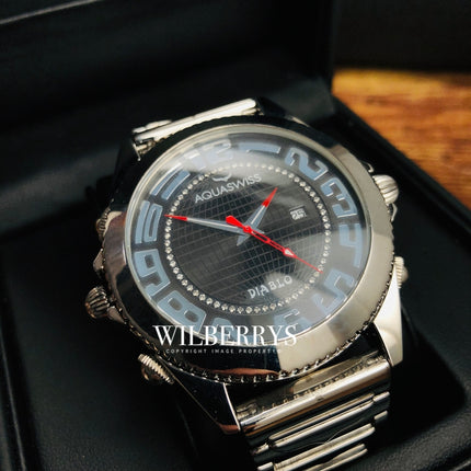 AQUASWISS Men's Diablo 6 Time Zone XL Time Traveller