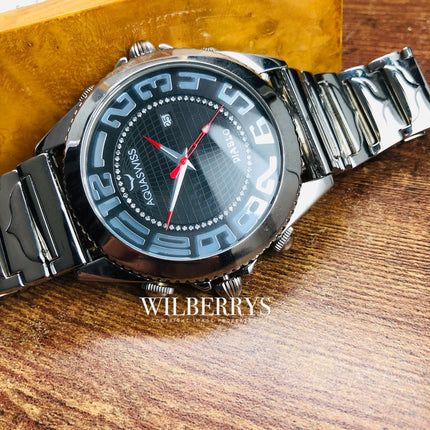 AQUASWISS Men's Diablo 6 Time Zone XL Time Traveller