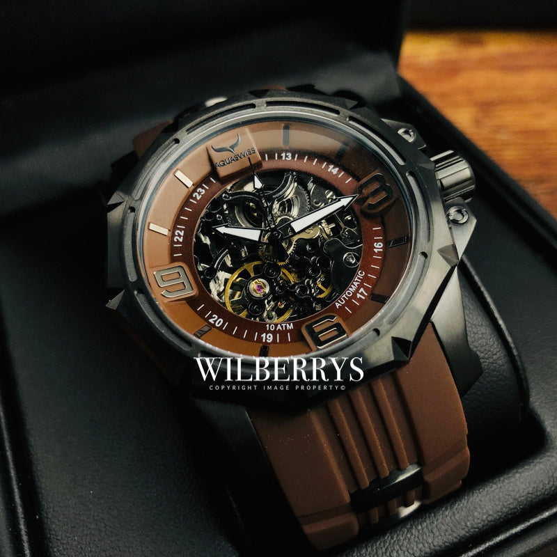 Men's Vessel Automatic Chocolate Brown Watch