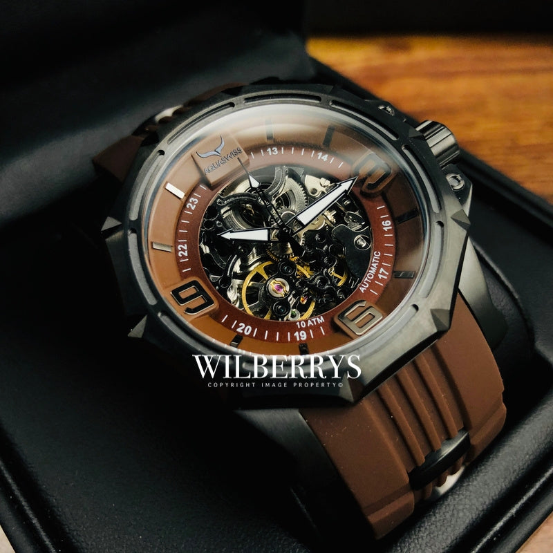 Men's Vessel Automatic Chocolate Brown Watch