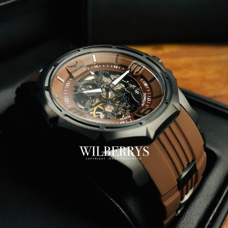 Men's Vessel Automatic Chocolate Brown Watch