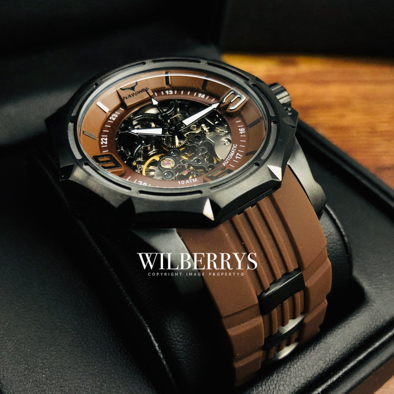 Men's Vessel Automatic Chocolate Brown Watch