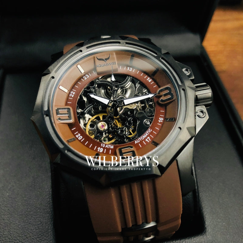 Men's Vessel Automatic Chocolate Brown Watch