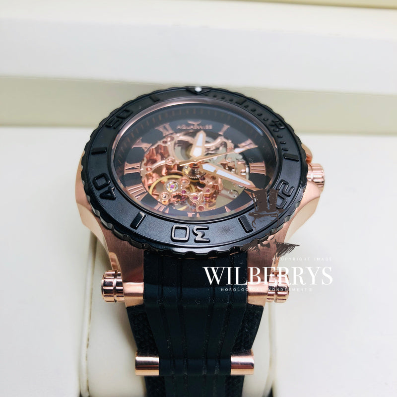 Men's Bolt G Automatic Rose Gold Swiss Watch