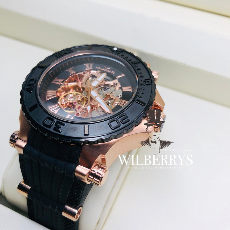 Men's Bolt G Automatic Rose Gold Swiss Watch