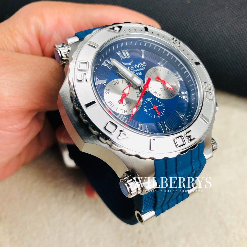 Men's Bolt 5H Blue Edition Chronograph Watch