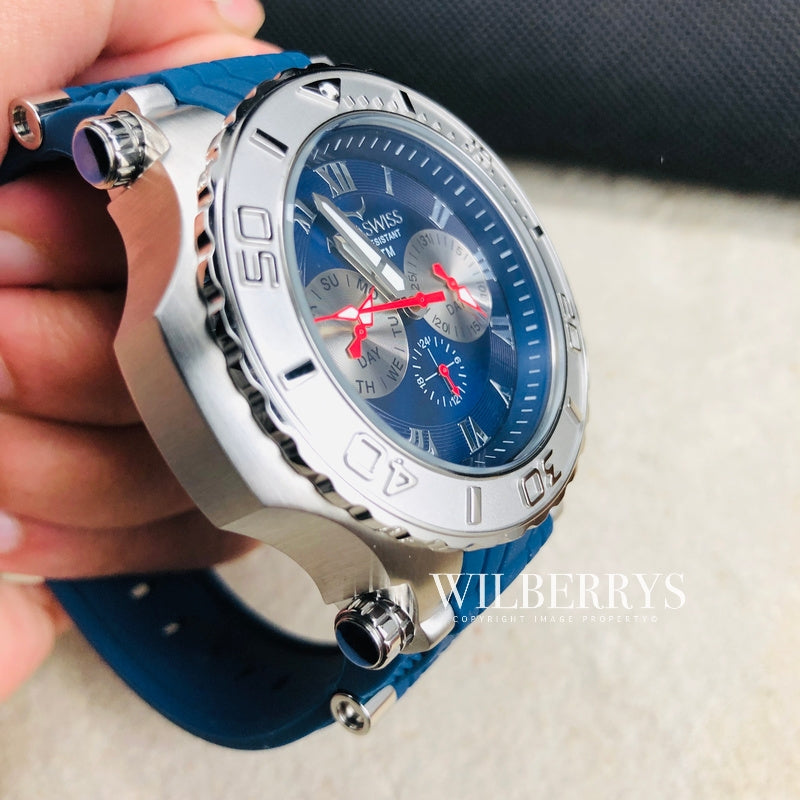 Men's Bolt 5H Blue Edition Chronograph Watch