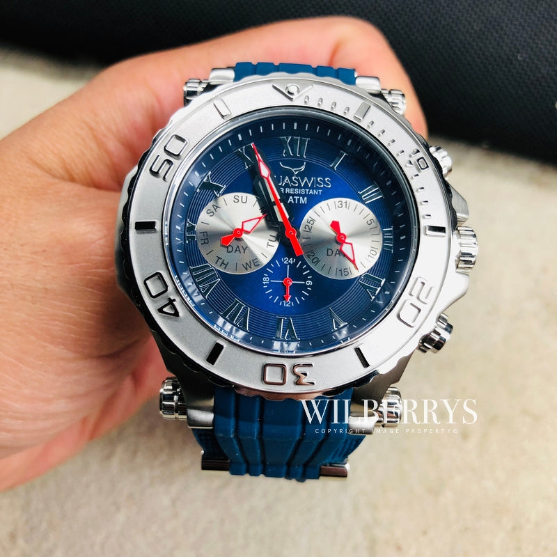 Men's Bolt 5H Blue Edition Chronograph Watch