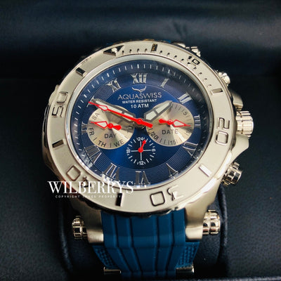 Men's Bolt 5H Blue Edition Chronograph Watch