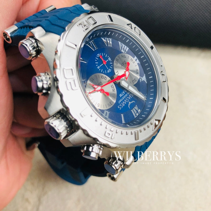 Men's Bolt 5H Blue Edition Chronograph Watch