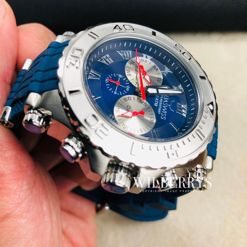 Men's Bolt 5H Blue Edition Chronograph Watch