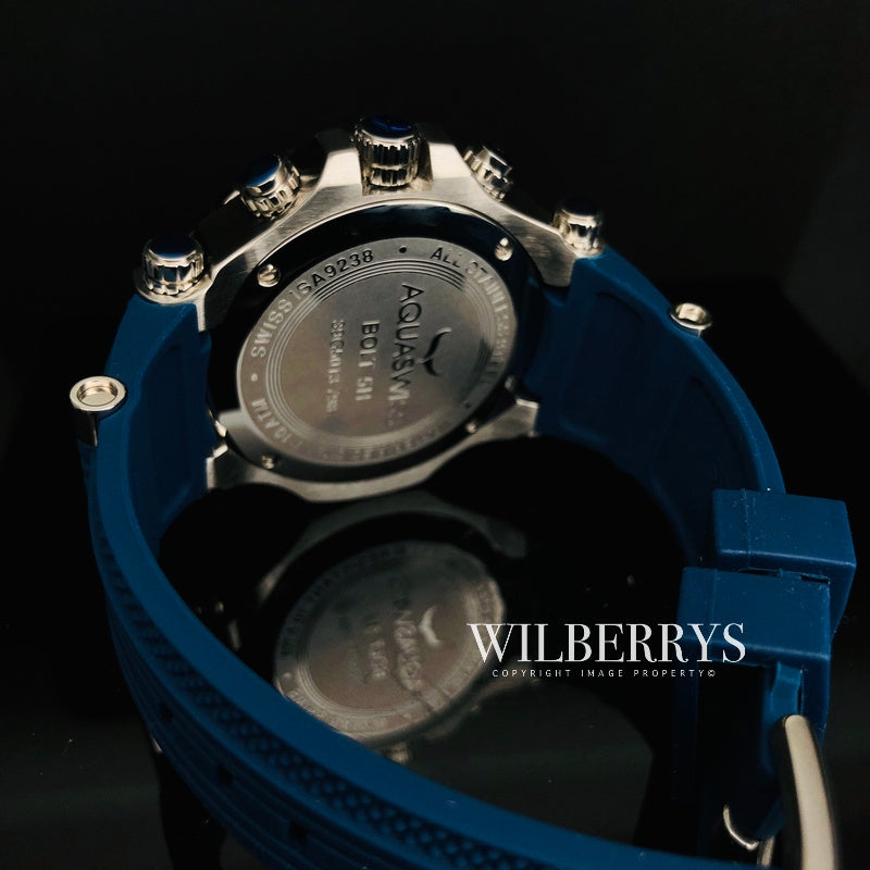 Men's Bolt 5H Blue Edition Chronograph Watch