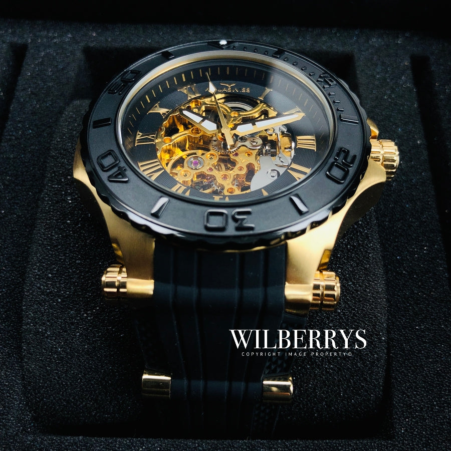 Men's Bolt G Automatic Gold Watch