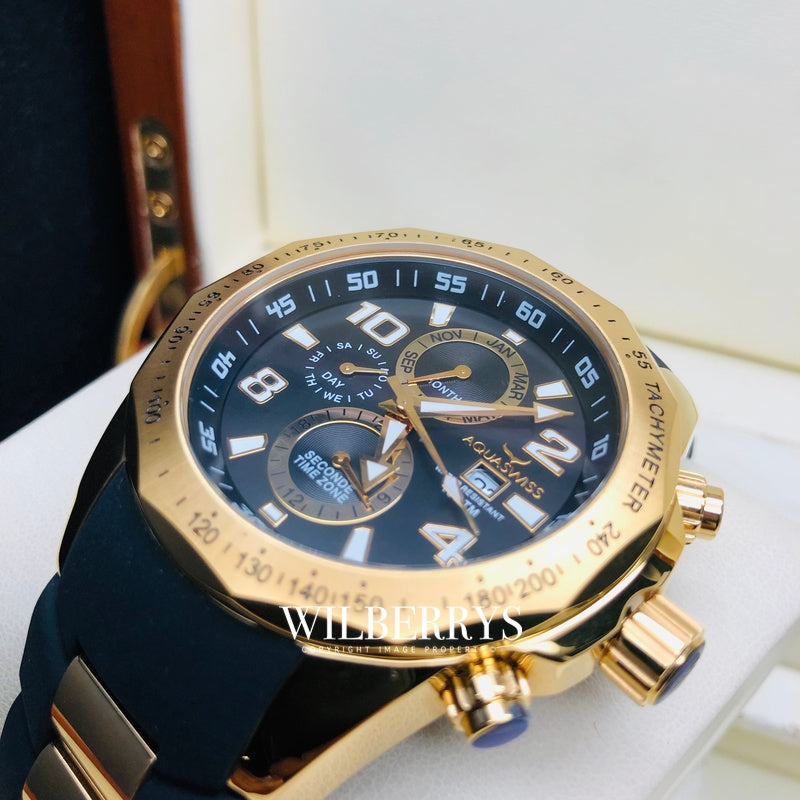 Men's Trax II Gold Chronograph Watch