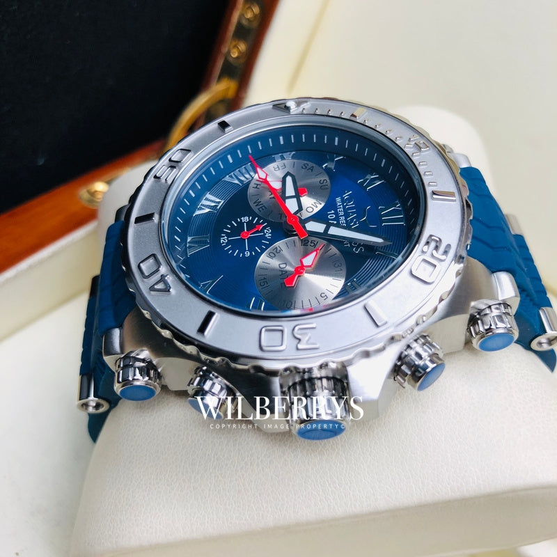 Men's Bolt 5H Blue Edition Chronograph Watch