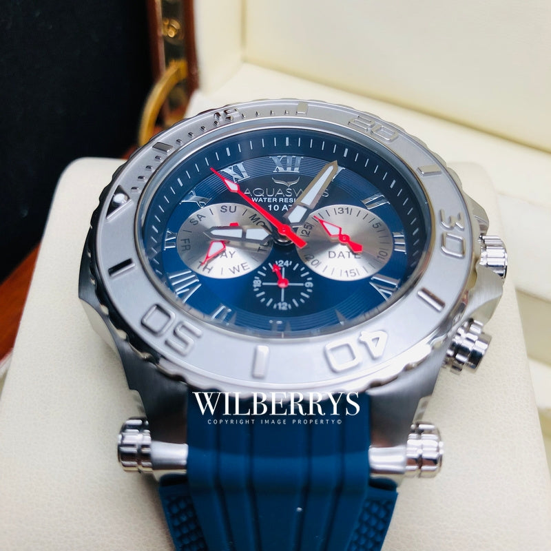 Men's Bolt 5H Blue Edition Chronograph Watch