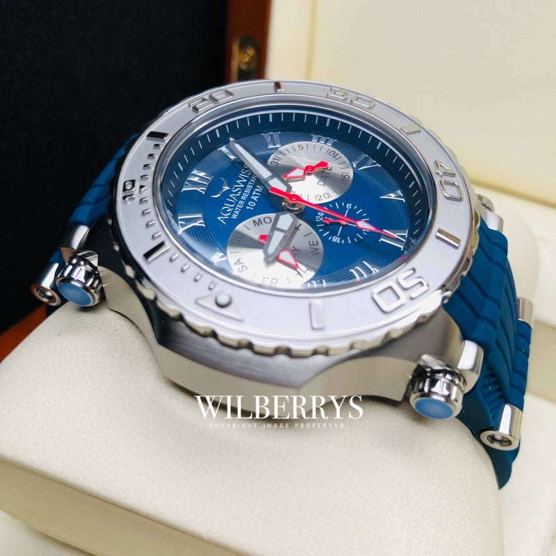 Men's Bolt 5H Blue Edition Chronograph Watch