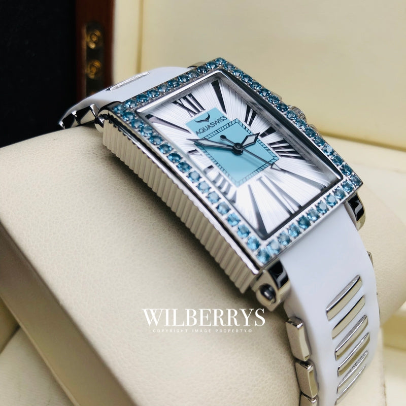 Women's Kelly 2.25ct Watch Snow/Baby Blue