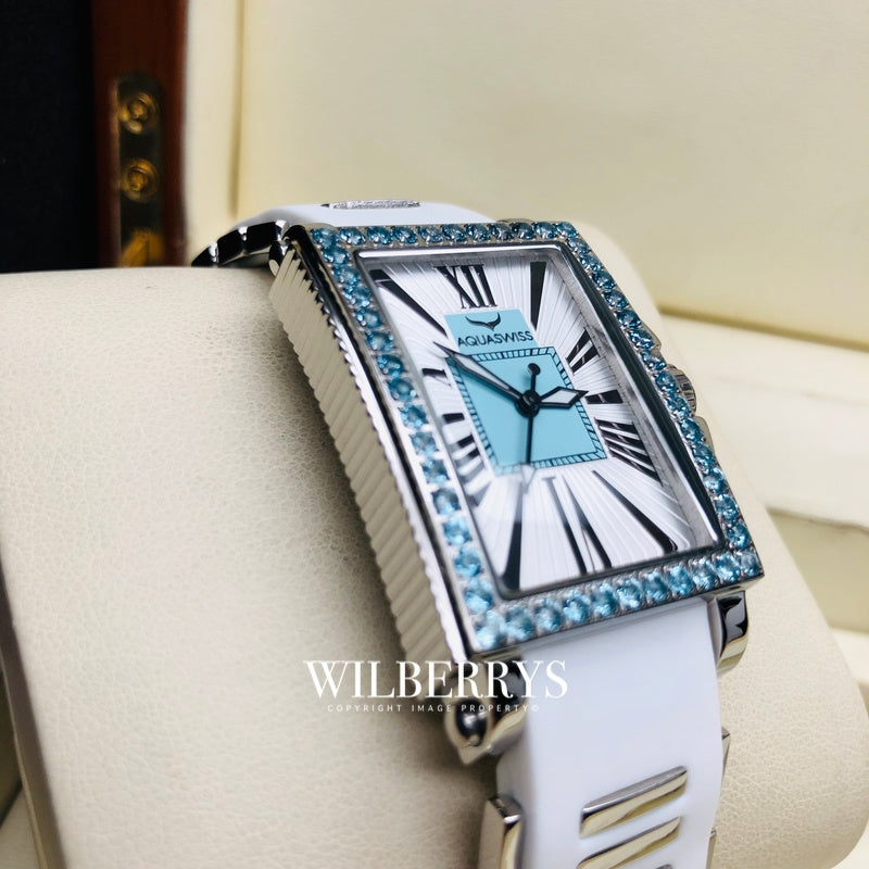 Women's Kelly 2.25ct Watch Snow/Baby Blue