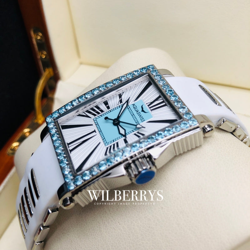 Women's Kelly 2.25ct Watch Snow/Baby Blue