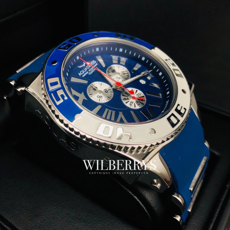 Men's Swissport XG 50mm Watch Blue Ice