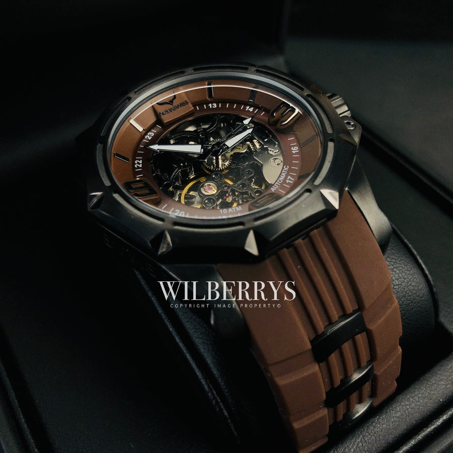 Men's Vessel Automatic Chocolate Brown Watch