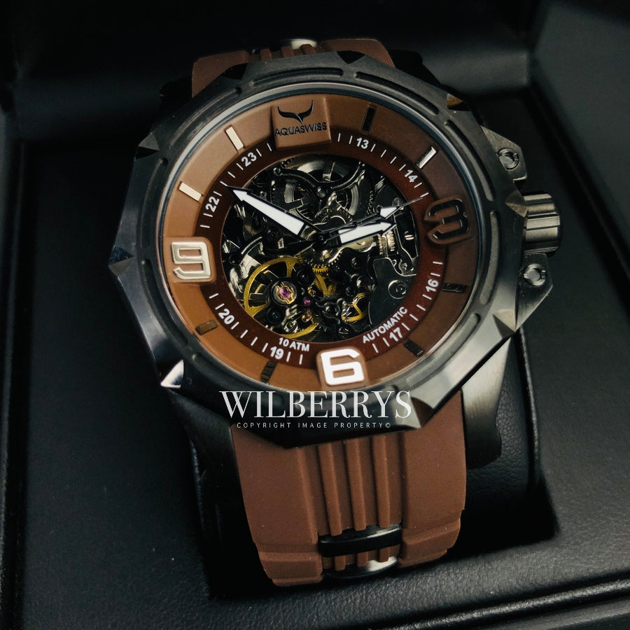 Men's Vessel Automatic Chocolate Brown Watch