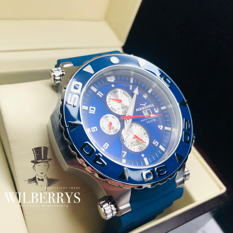 Men's Sail Ice Blue Chronograph Watch