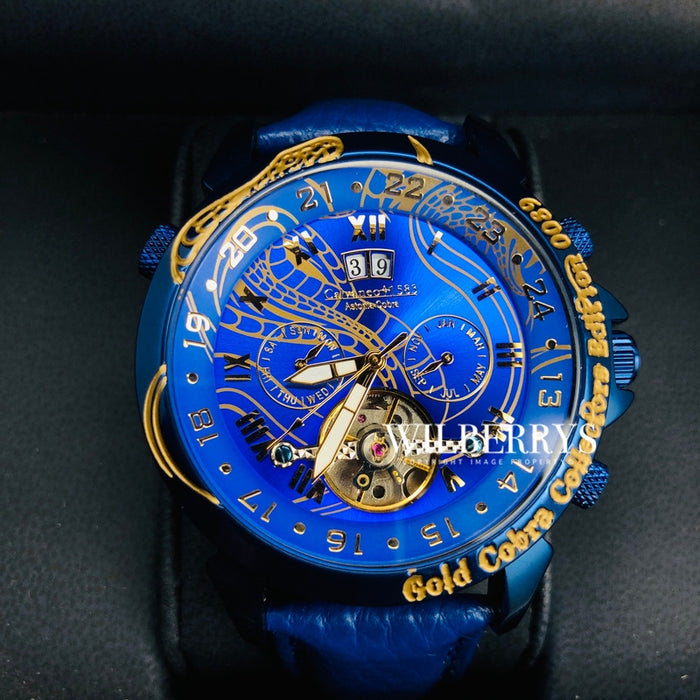 CALVANEO 1583 Astonia Blue Cobra Collectors Edition Watch