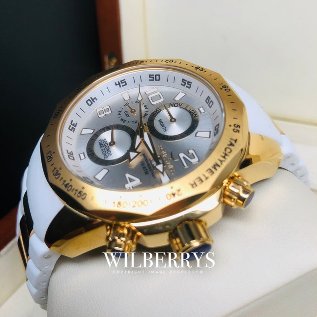 Men's Trax II Snow Gold Plated Chronograph Watch