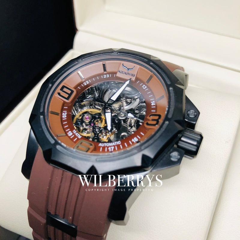 Men's Vessel Automatic Chocolate Brown Watch