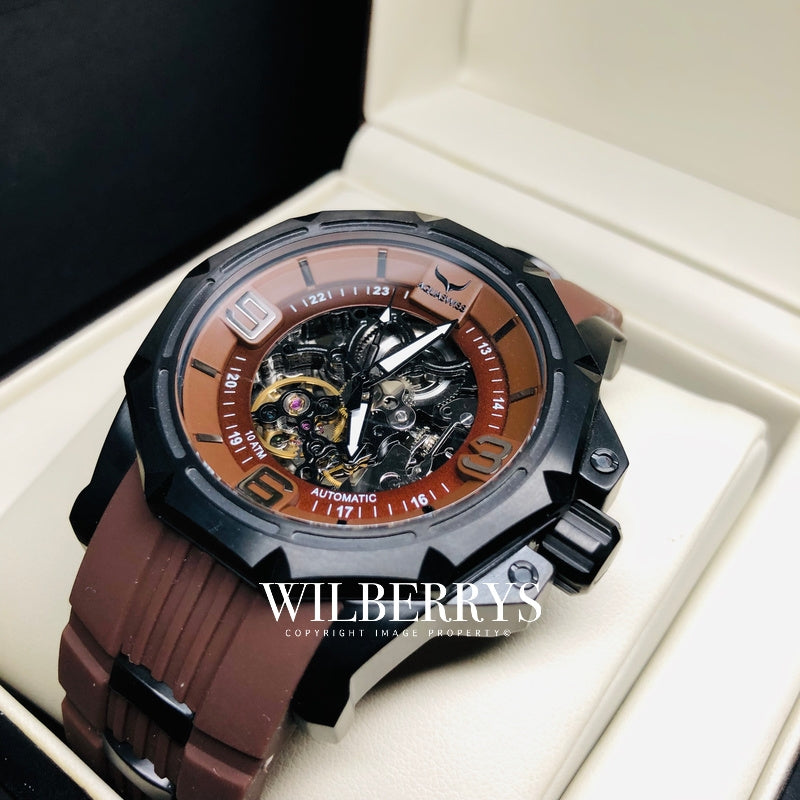 Men's Vessel Automatic Chocolate Brown Watch