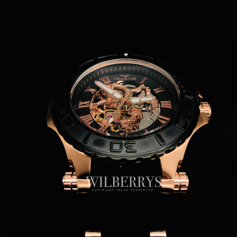 Men's Bolt G Automatic Rose Gold Swiss Watch