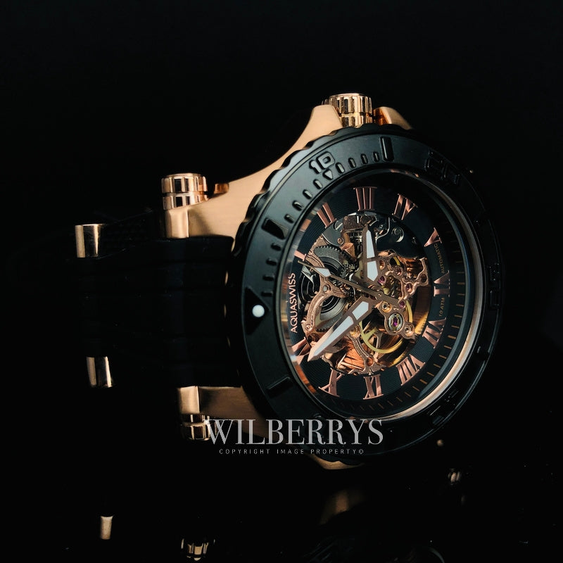 Men's Bolt G Automatic Rose Gold Swiss Watch