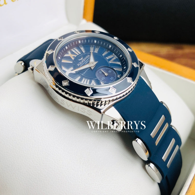 Swissport L 12 Diamond Watch Blue