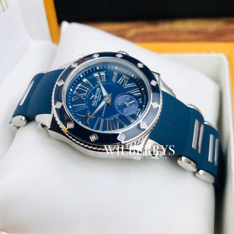 Swissport L 12 Diamond Watch Blue