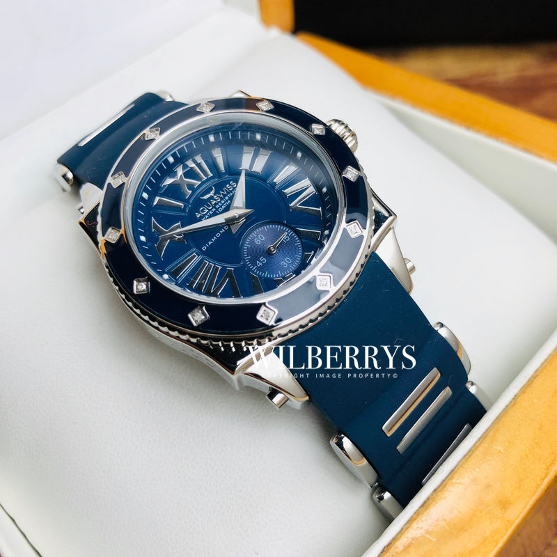 Swissport L 12 Diamond Watch Blue