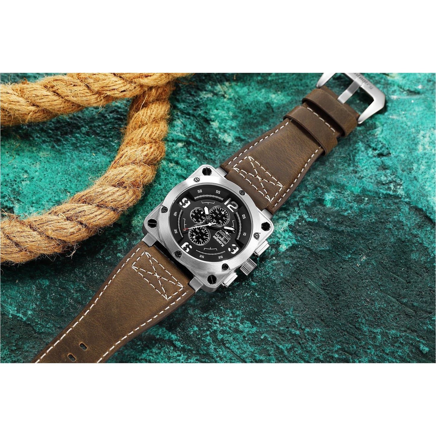 INFANTRY REVOLUTION AVIATEUR FALCON + FREE Silicone Strap Watch