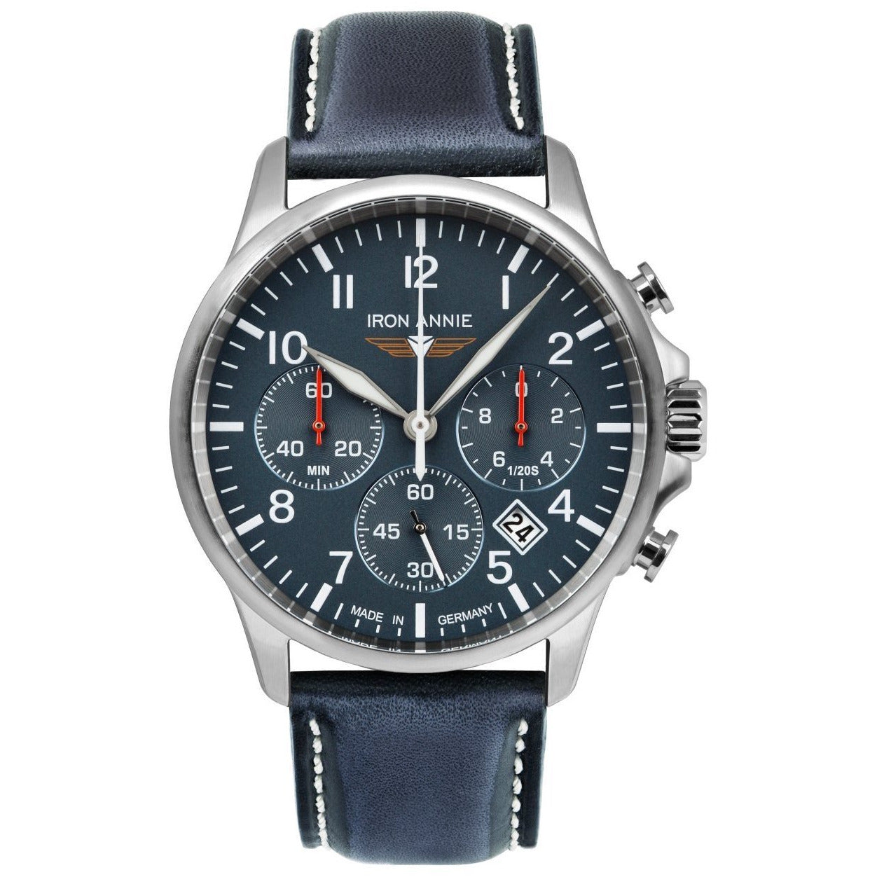 IRON ANNIE Captain's Line Refined Blue Watch