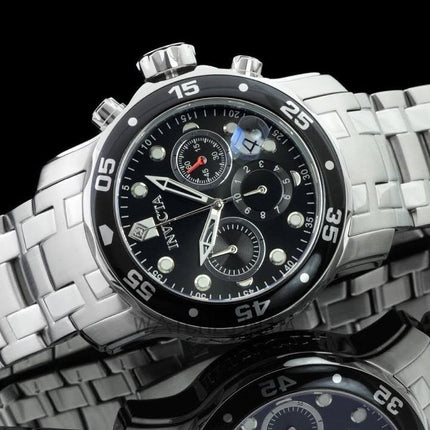 INVICTA Men's Colossus Pro Diver SCUBA Watch Silver/Black