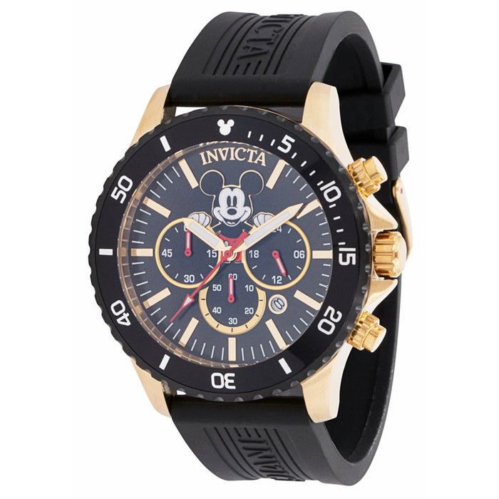 INVICTA Men's Disney Limited Edition Mickey Mouse 48mm Chronograph Silicone Watch