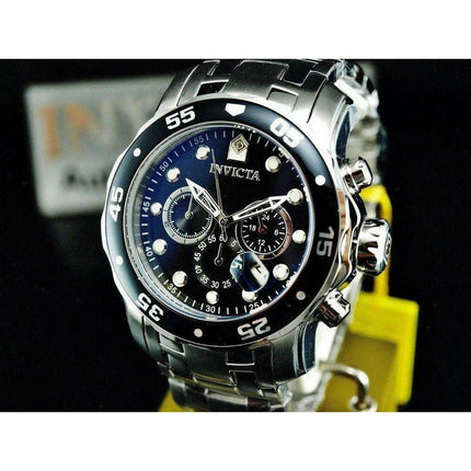 INVICTA Men's Colossus Pro Diver SCUBA Watch Silver/Black