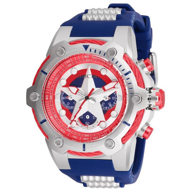 INVICTA Men's Marvel Captain America 51mm Chronograoh Watch