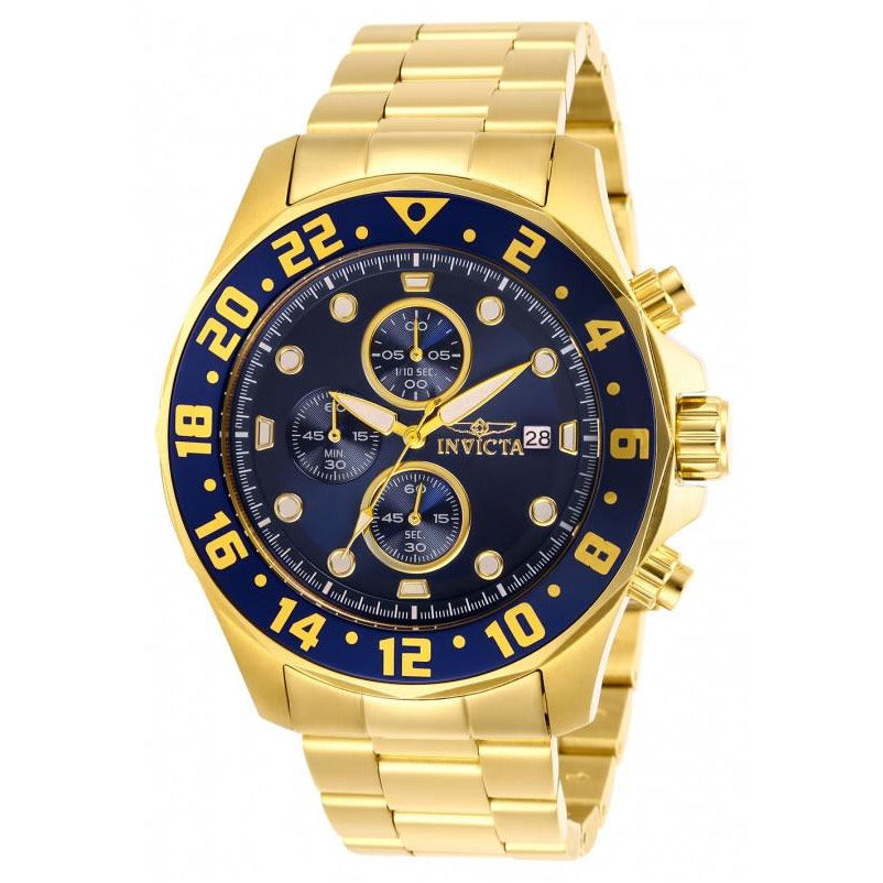 INVICTA Men's Rally Pro Diver Gold Steel Edition Watch