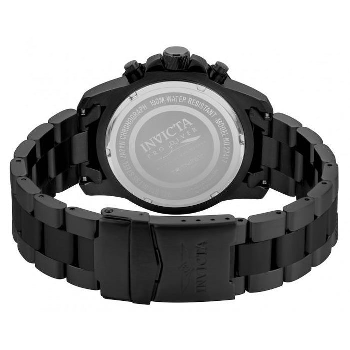 INVICTA Men's Montepelier Pro Diver 45mm Black Ion Watch