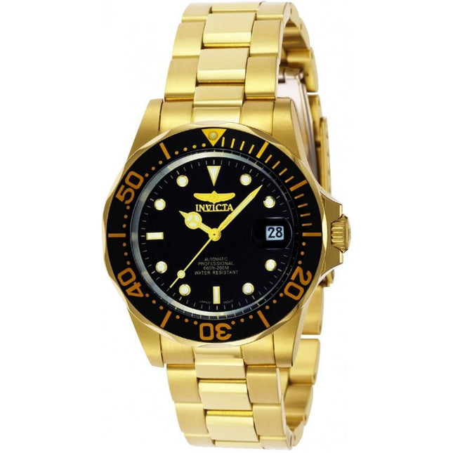 INVICTA Men's Pro Diver 40mm 18k Plated Automatic Watch