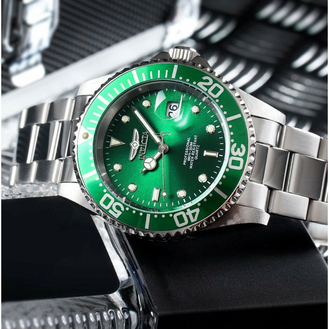 INVICTA Men's Pro Diver 40mm Green 200m Watch