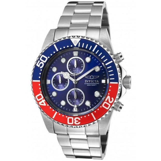 INVICTA Men's Pro Diver Sea Dweller Chronograph 43mm Pepsi Watch