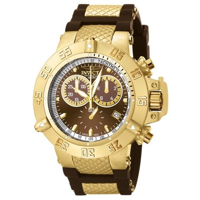 INVICTA Men's SUBAQUA NOMA III Gold/Brown Watch